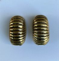 Ohrclips Ohrringe Muschel goldig Design Vintage