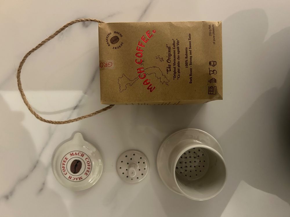 Vietnamesischer Kaffee Filter Keramik, neu im Set ☕️😋 (53) (Neu und ...