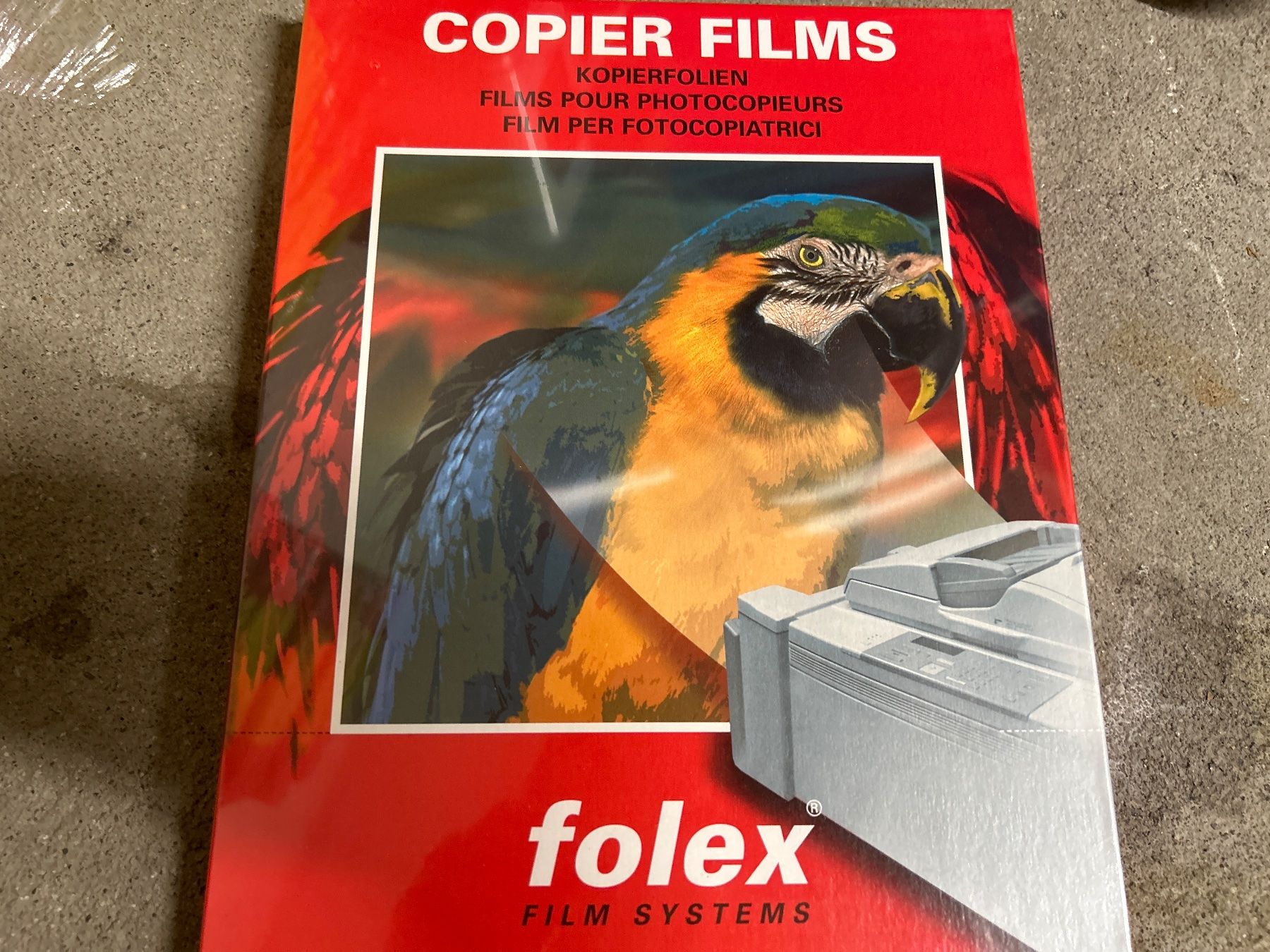 Fogli trasparenti: Folex Kopierfolien X-202 Klar NEU – Nuovo e nell'imballaggio originale da Regensdorf venduto da Spyke55
