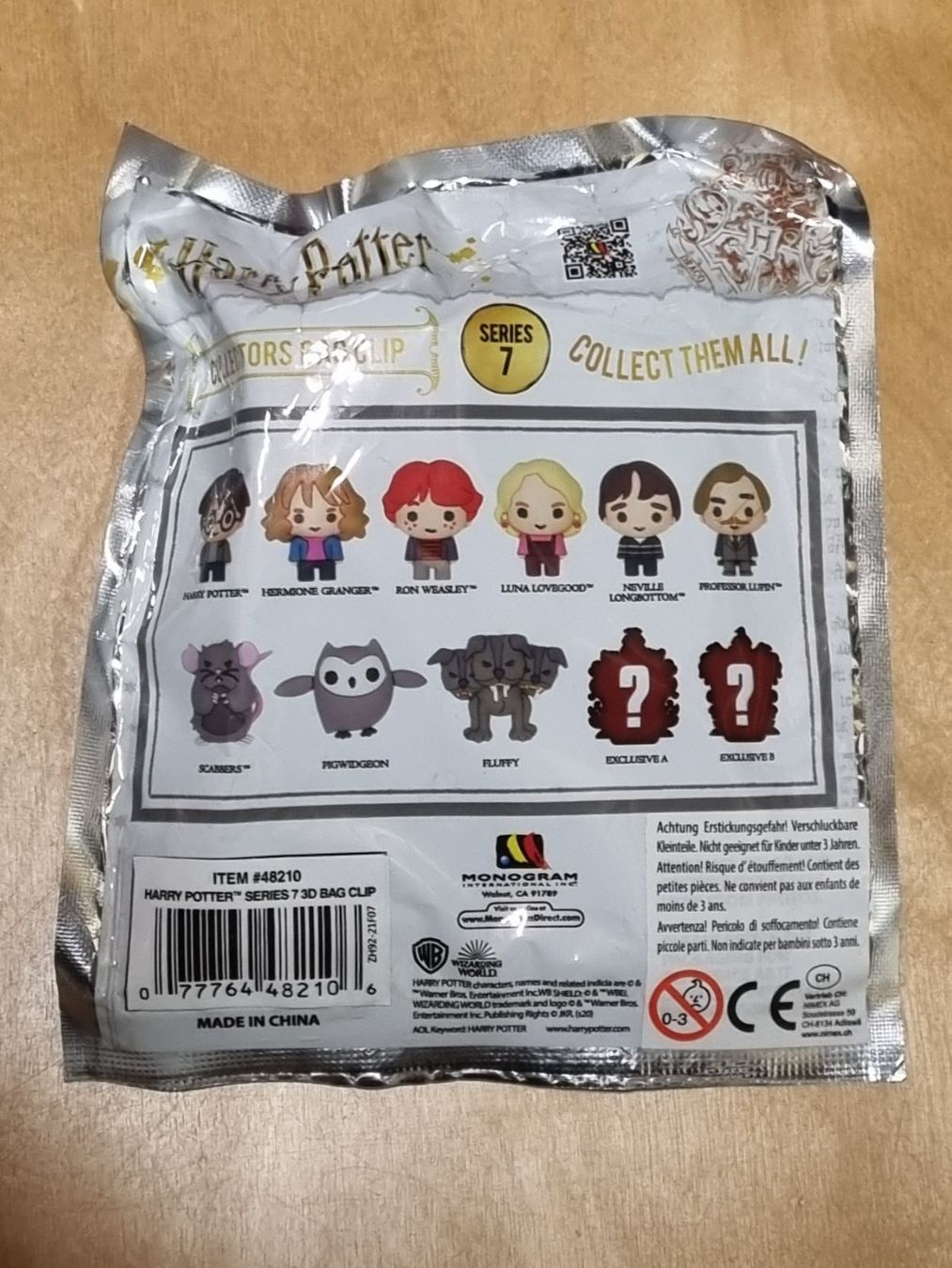 Disney Giocattoli: 2x Harry Potter Series 7 3D Bag Clip – Nuovo e nell'imballaggio originale da Basadingen venduto da NekoBricks 1