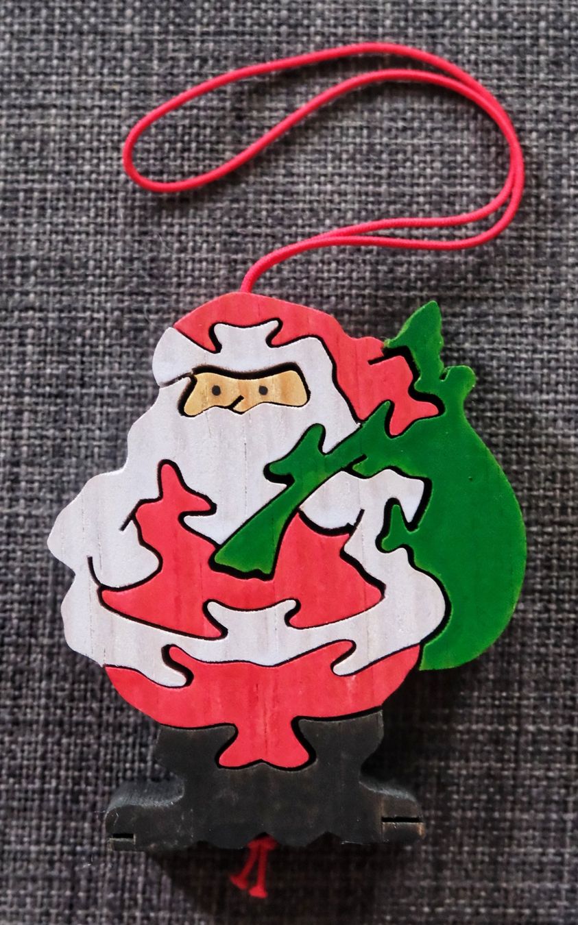 Tutte le decorazioni: Samichlaus / Weihnachtsmann aus Holz – Usato da Wohlen AG venduto da Exitburn
