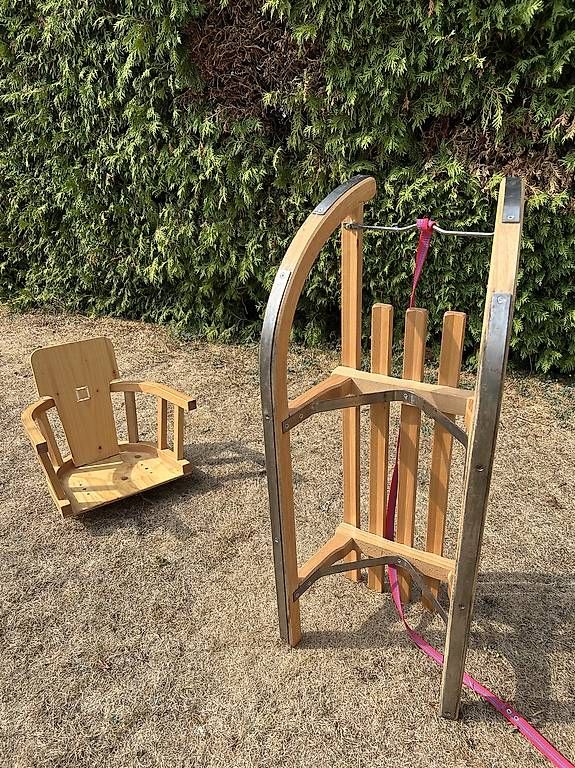 Schlitteln: Original Davoser Schlitten mit Babysitz – Gebraucht aus Zollikofen von waba02 2