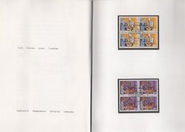 Buch Viererblock Jahresserie 1992 ET gestempelt