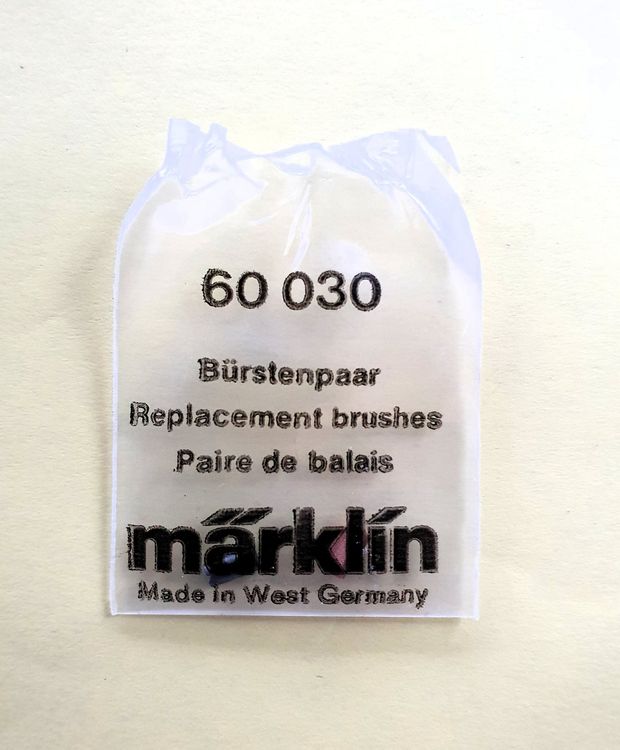 Märklin, 60030, 600300, Bürstenpaar, neu, balais, neufs OVP (Neu und ...
