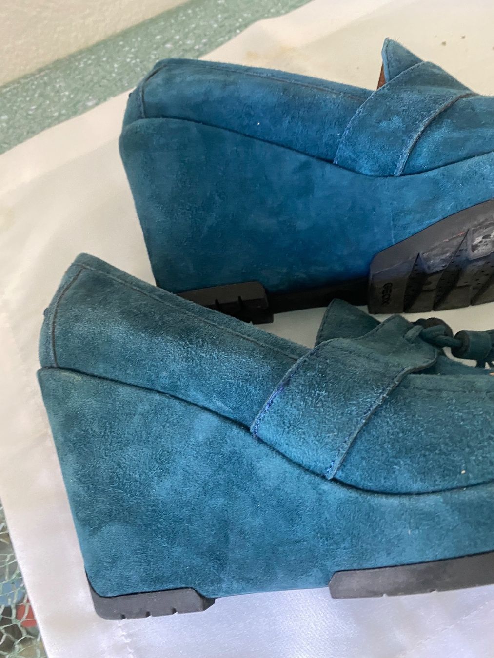 Geox Scarpe da donna: Neu Geox  Schuhe mit Keilabsatz 10cm – Nuovo (secondo la descrizione) da Bern venduto da Ninitto 1