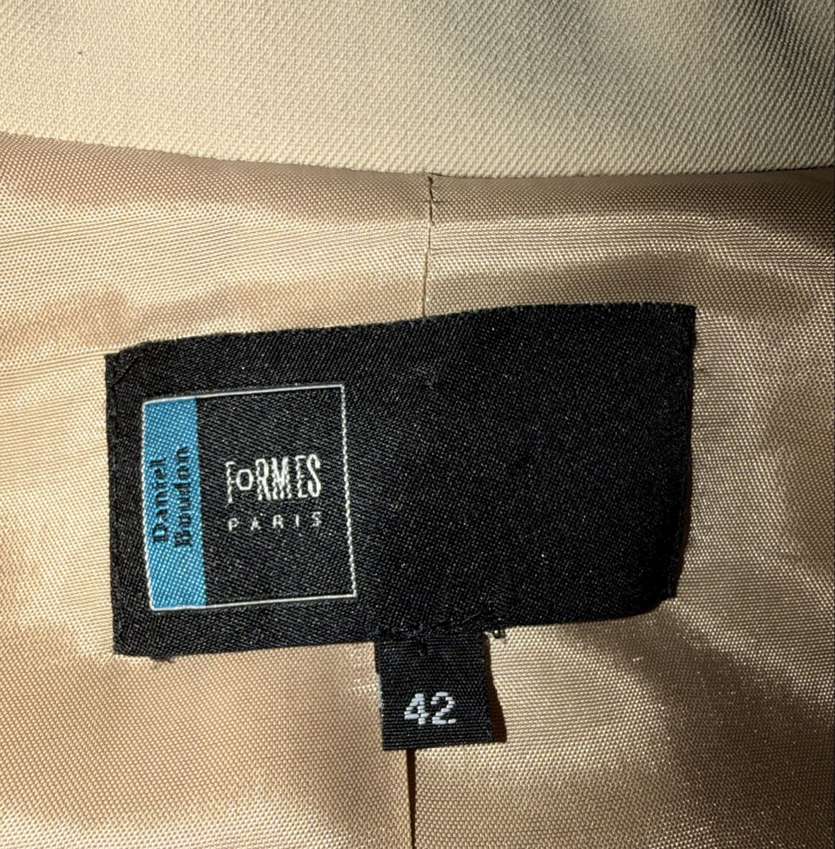 Giacche: Veste Chic beige Formes Paris Daniel Boudon – Usato da Meyrin venduto da mat_y78m 3