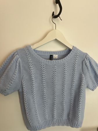 Strickpullover, hellblau, Gr. S, Top Zustand!