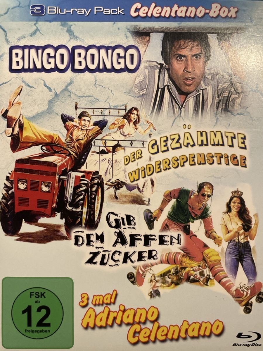 Tutti i DVDs: Adriano Celentano - Box / 3 Filme – Nuovo (secondo la descrizione) da Waldenburg venduto da Gonzo8