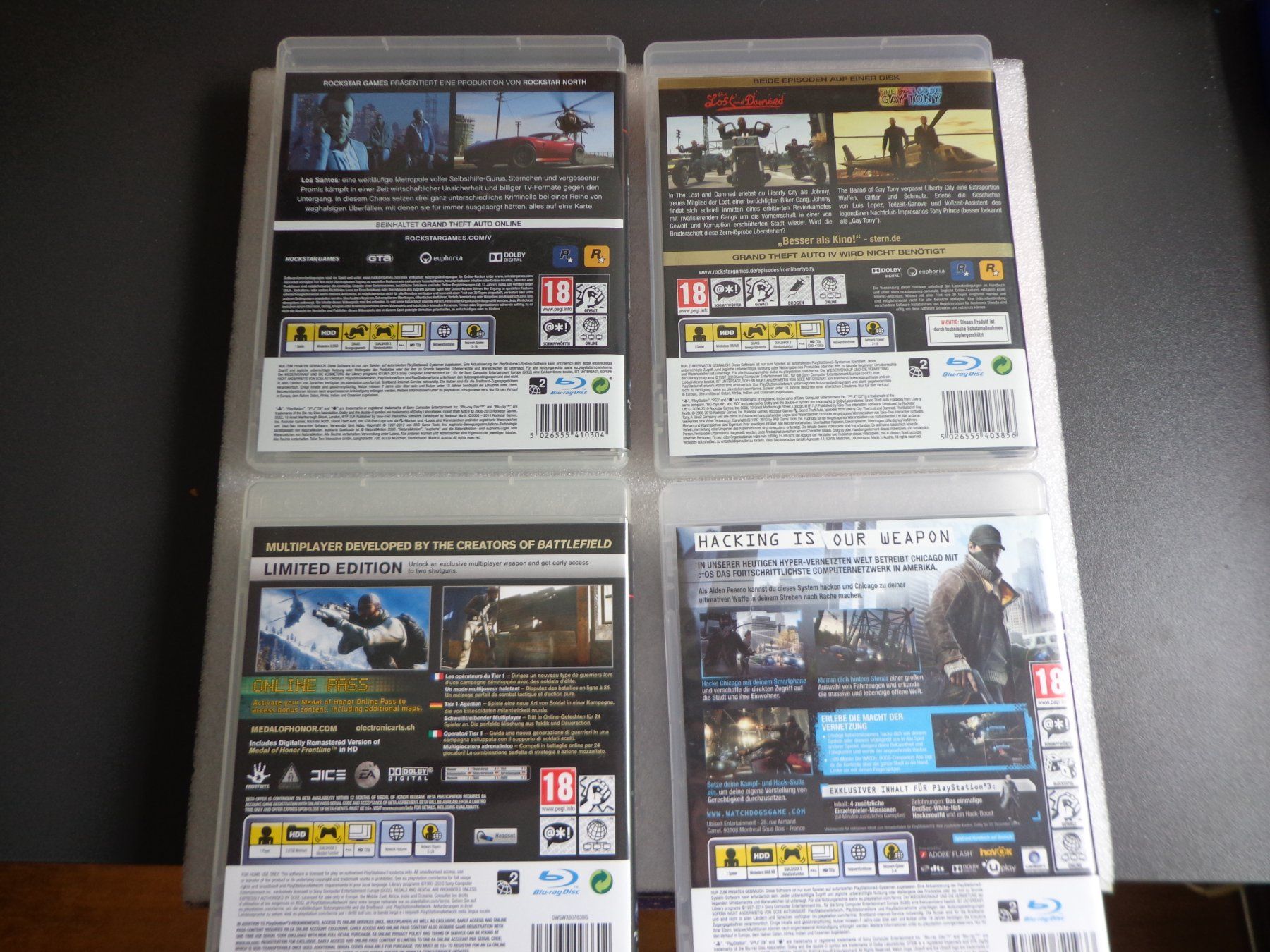 Sony Jeux: PS3, 4 Spiele original – D'occasion à Hinterkappelen par Roku5 5