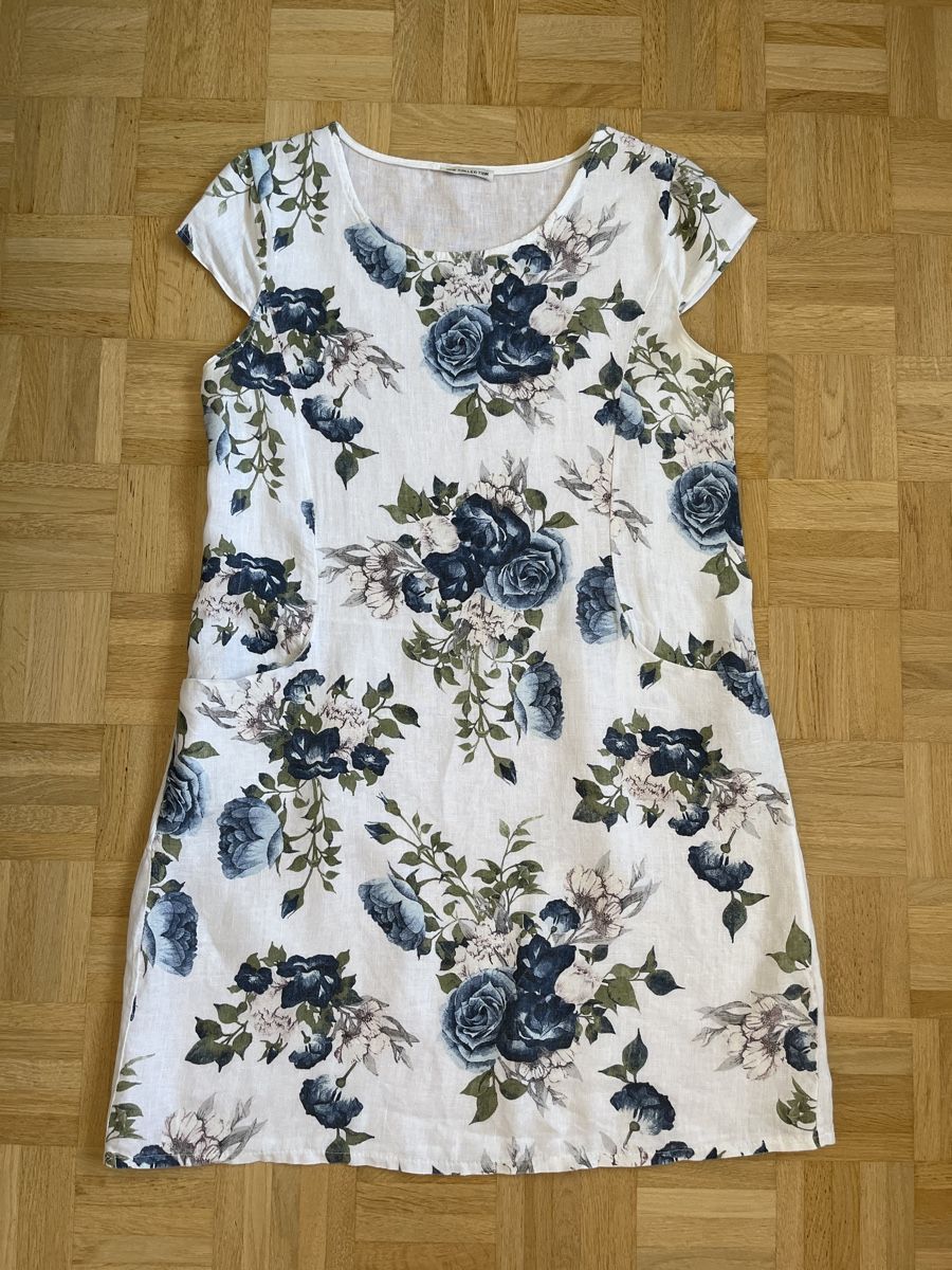 Vestiti: Leinenkleid mit Blumenmuster, Gr. M – Usato da Zürich venduto da Kleanthy 4