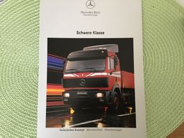 Mercedes-Benz Pritschenwagen Schwere Klasse Prospekt 8.1992