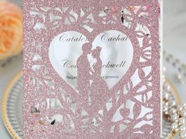 Stanzschablone Nr.597, Hochzeit (Sizzix geeignet)