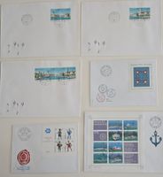 Briefumschläge mit Briefmarken Konvolut Schweiz