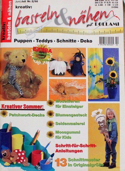 Riviste & Magazine: Basteln & Nähen Heft 2/98 – Usato da Schlatt TG venduto da annesbuecher