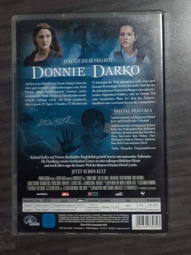 Tutti i DVDs: Donnie Darko DVD – Usato da Steffisburg venduto da FutureOne 1