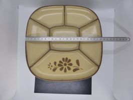 Rössler 7 assiettes à fondue chinoise décor fleurs