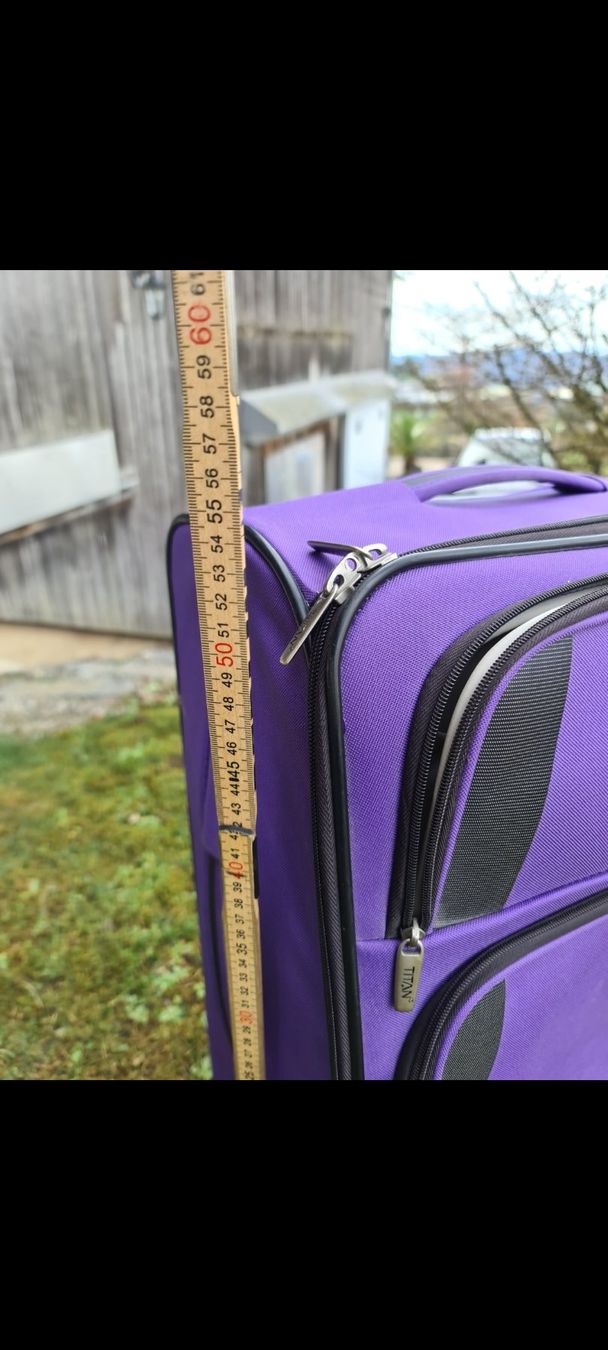 Valigie: Handgepäck Koffer Reisekoffer violett – Usato da Niederlenz venduto da DaveDasWahnsinn 3