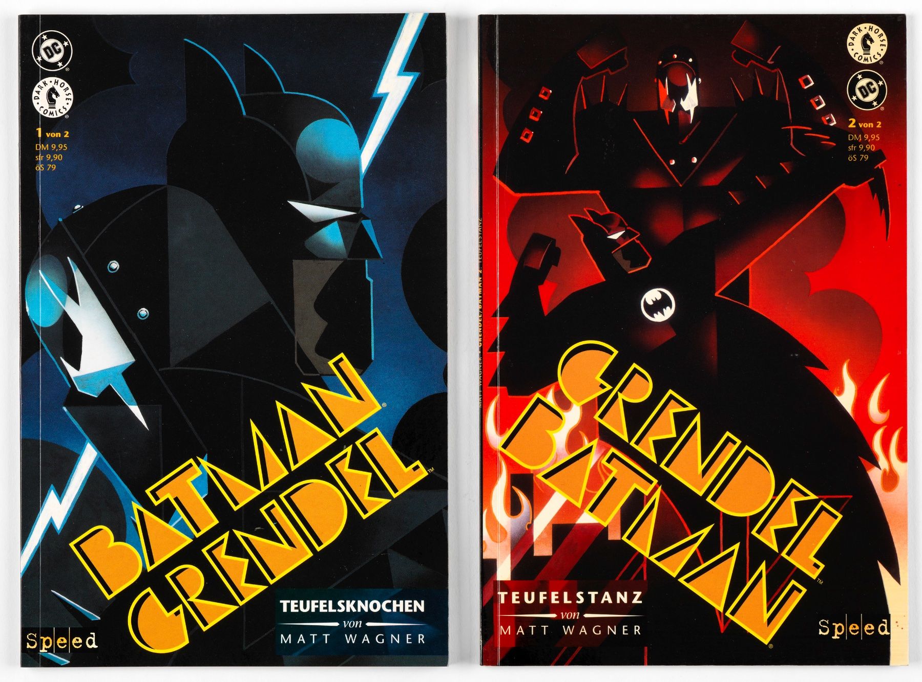 Fumetti: BATMAN GRENDEL - GRENDEL BATMAN #1-2 – Usato da St. Gallen venduto da kobayashi-maru