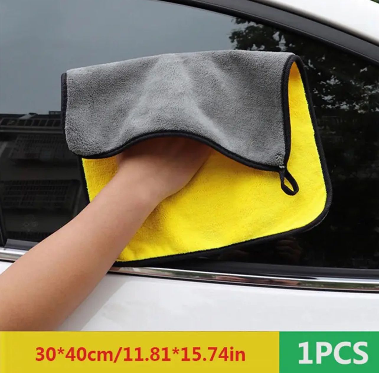 Sonstiges für Haushalt & Wohnen: Mikrofaser Auto Poliertuch, beidseitig 40x30 tuch – Neu und originalverpackt aus Suhr von SchnapperCH