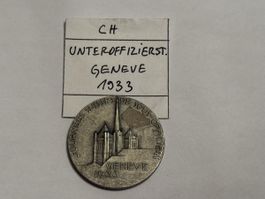 Schweizer Unteroffiziersmedaille Genf 1933 