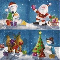 Serviette 4 wintermotive (w276) 3Stk.