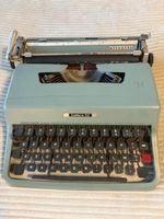 Schreibmaschine Olivetti Lettera 32 blau gebraucht