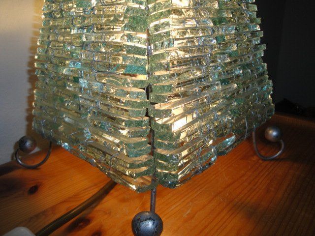 Lampade: Tischleuchte aus Glas – Usato da Zürich venduto da Paykan 5