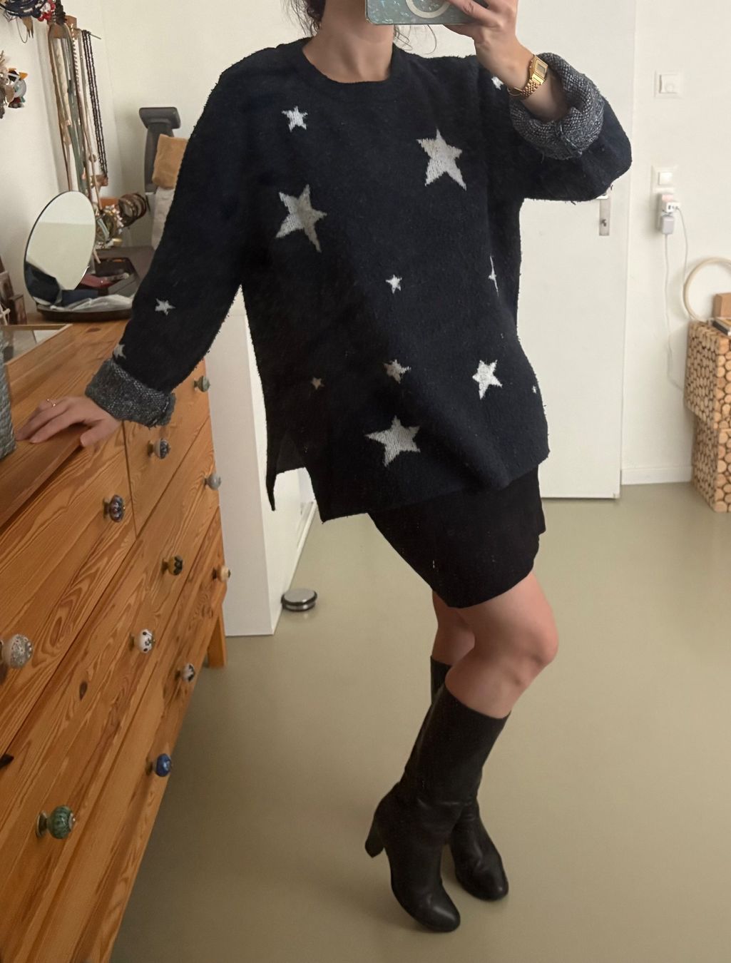 H&M Maglioni & Felpe: Pull H&M étoiles M | Sterne-Pullover Damen – Usato da Zürich venduto da AnnaSa 2
