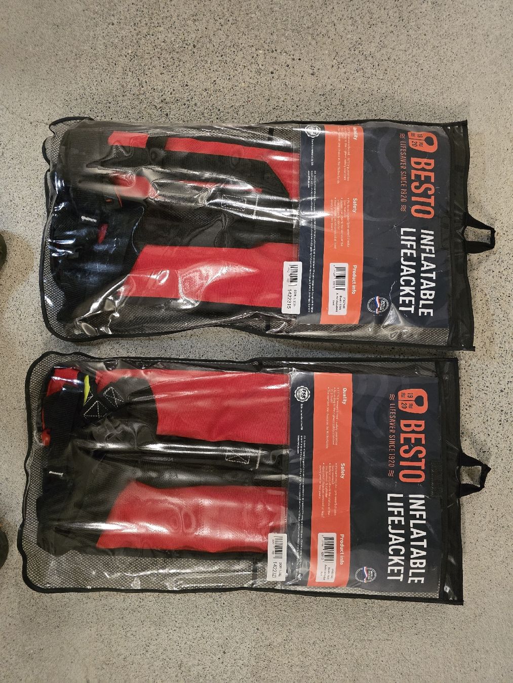 Schwimmwesten: Besto Automatik Schwimmweste 165N – Gebraucht aus Staufen von Feederboy