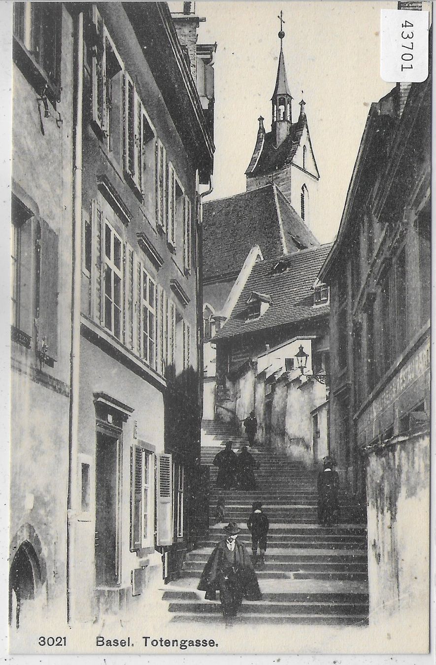 Cartes postales: Basel - Totengasse – D'occasion à Ettingen par Kartenplanet