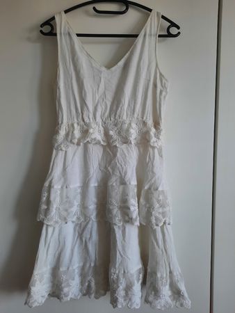 H&M Sommerkleid, Grösse 36, Weiss, Leicht & Luftig!