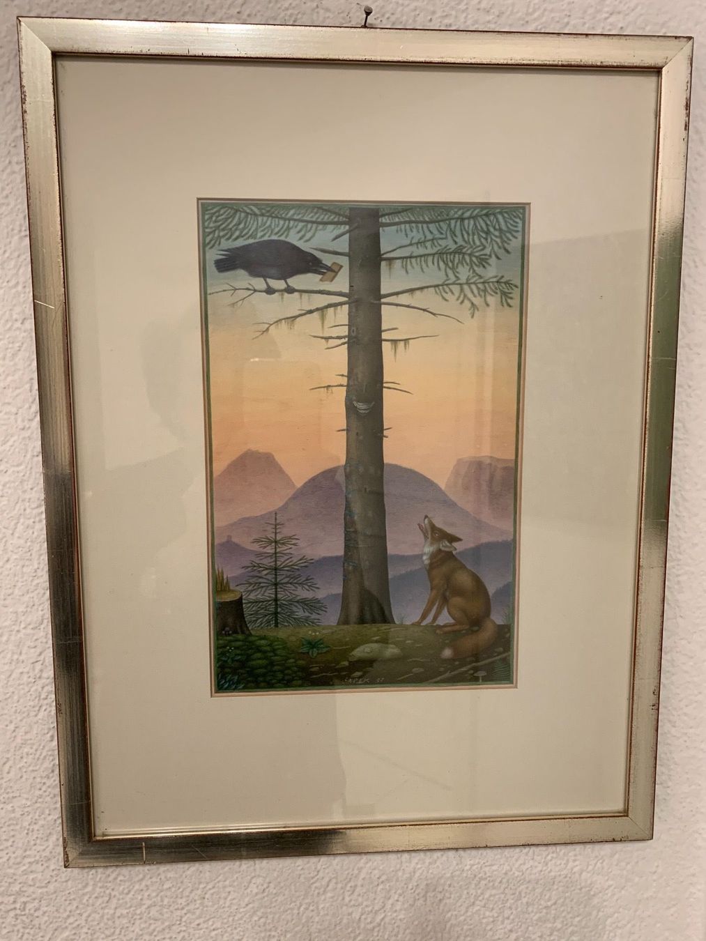 Foto & Immagini: Bild: der Fuchs und der Rabe – Usato da Schaan venduto da irmgarda02