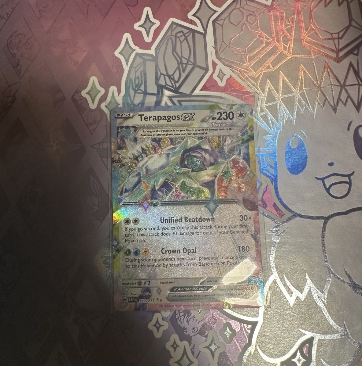 Pokémon Sammelbilder & Trading cards: Terapagos Ex #179 Pokemon Ascended Heroes   – Gebraucht aus Innerberg von kirkizsara