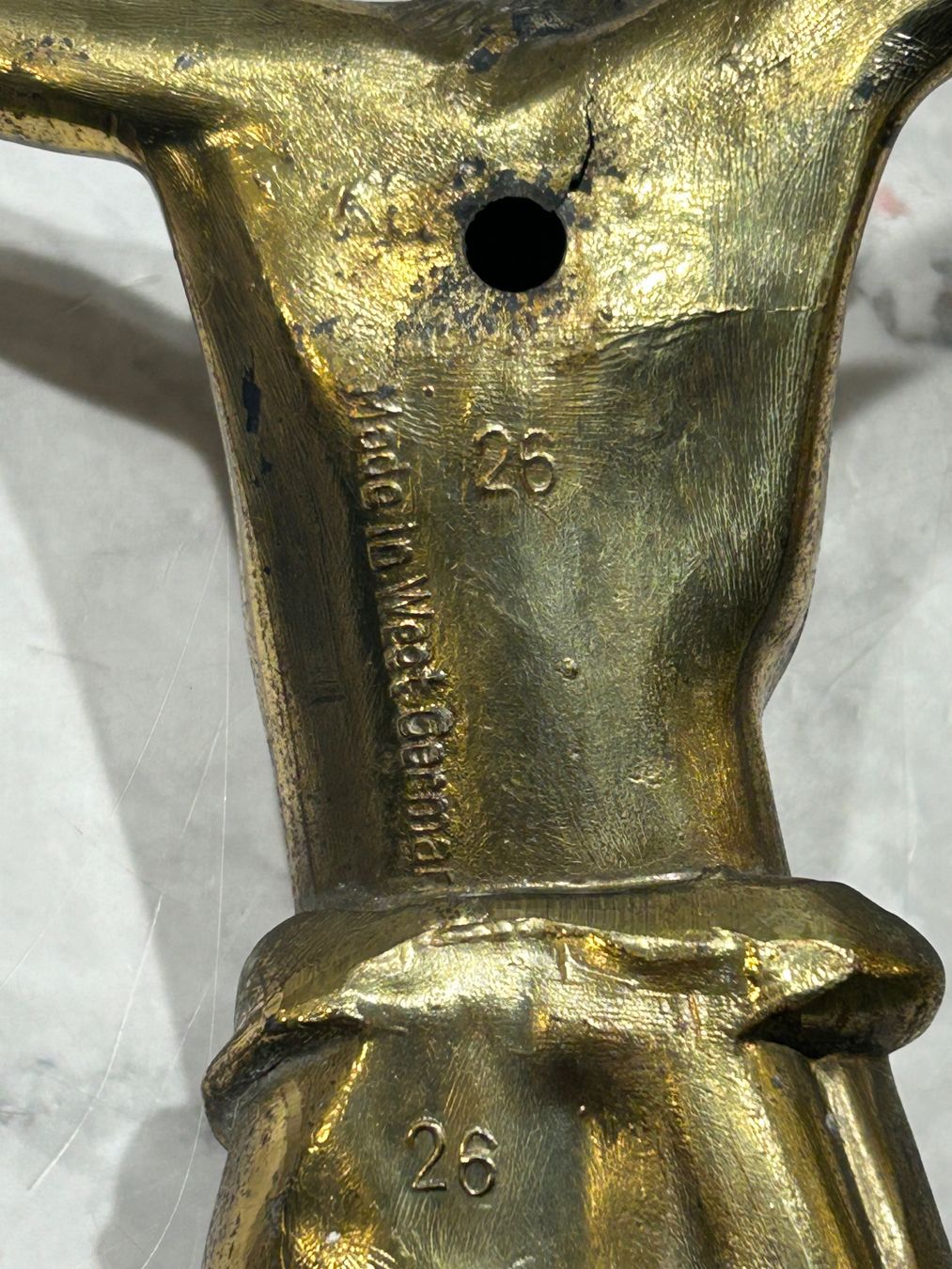 Statuette: Christusfigur Jesus Kruzifix-Korpus – Usato da Basel venduto da toy_t8bb 5