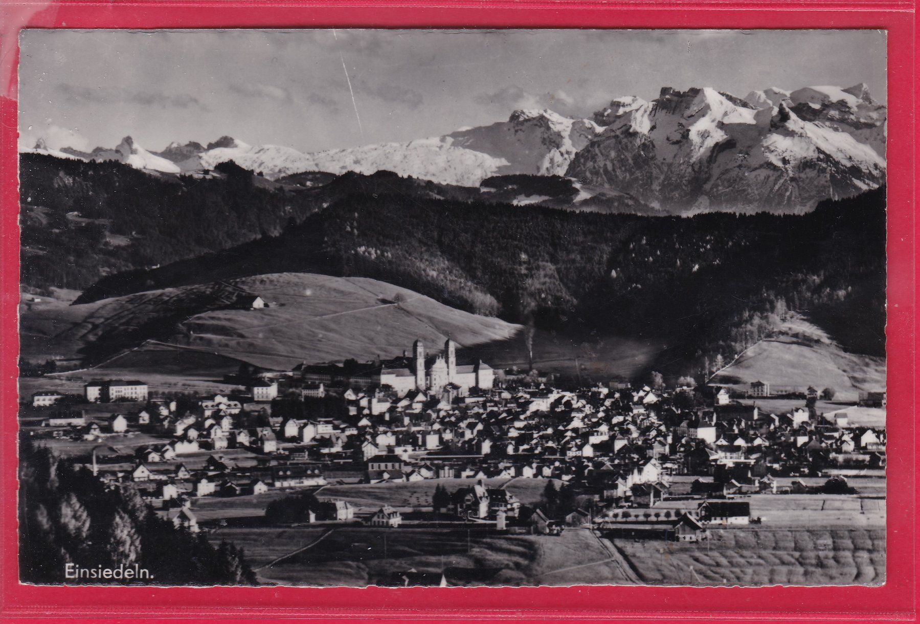 Cartoline postali: EINSIEDELN, 29.10.1952 – Usato da Oberrieden venduto da Gebirgsstelze