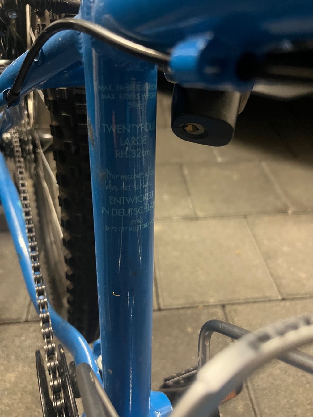 Pyro Biciclette: Kinderfahrrad Pyro 24 Zoll Twentyfour large  blau – Usato da Lohn-Ammannsegg venduto da Moon777 4
