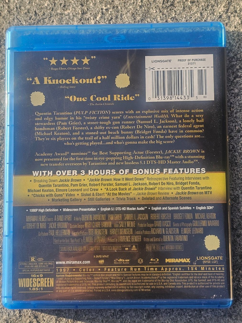 Tutti i DVDs: Blu-ray Jackie Brown Quentin Tarantino – Usato da Würenlos venduto da Keks 1