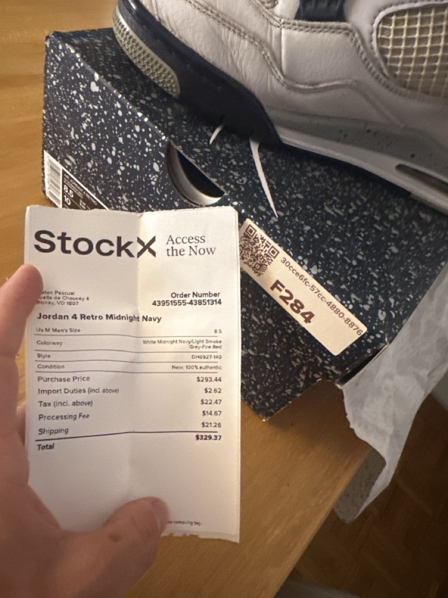 Jordan Scarpe da uomo: Air Jordan 4 Midnight Navy Taille 42 – Usato da Blonay venduto da Adrien_Pedro 3