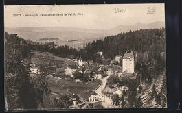 Valangin, Vue générale et le Val-de-Ru