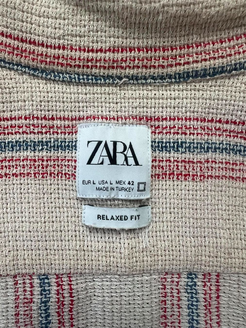 Zara Camicie: Chemise Lin Zara à rayures – Usato da Môtiers NE venduto da ElGreco3099 3