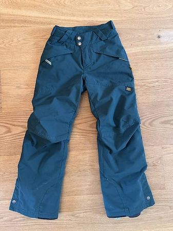 Dunkelgrüne Snowboard-/Skihose von O-Neill, Grösse 140