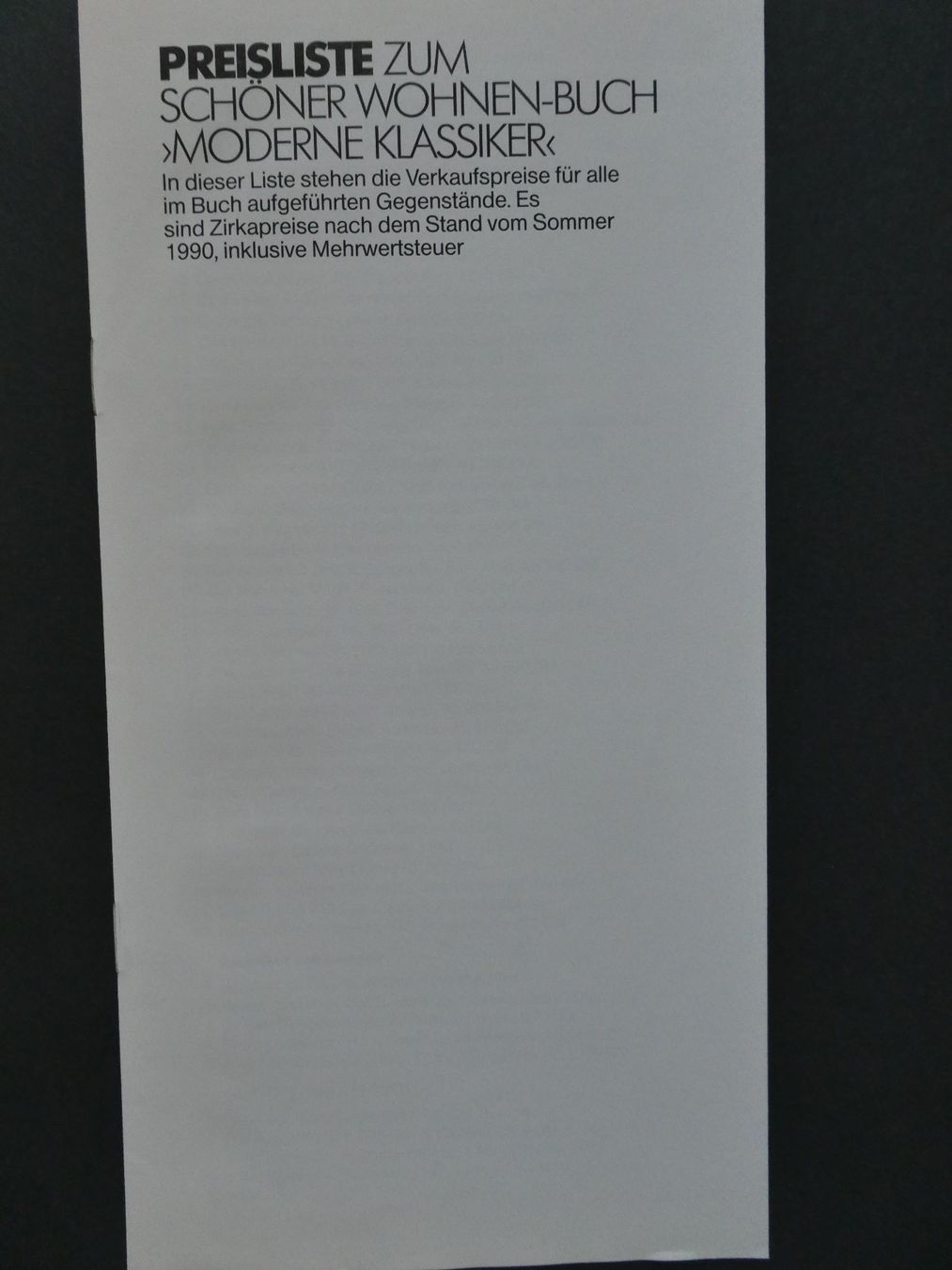 Libri: Moderne Klassiker Möbel die Geschichte machen mit Preisliste – Usato da Zürich venduto da ursinas-shop 6