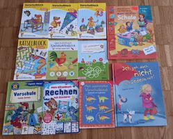 Lot Vorschulblöcke mit Zusatzbücher zum Schulanfang
