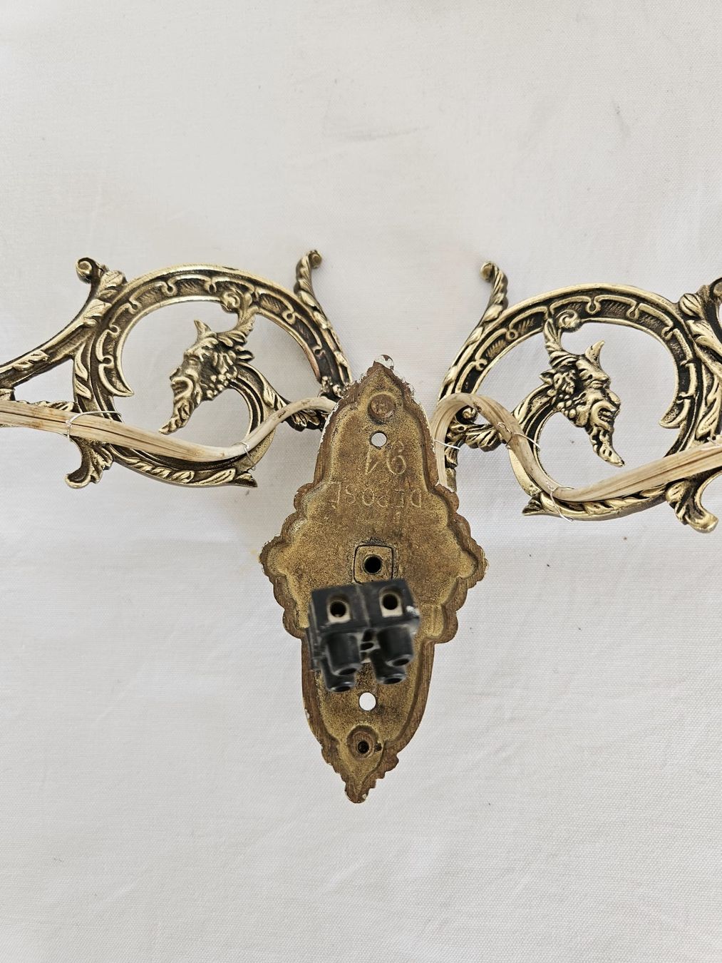 Lampes: Antike Wandlampe / Messing – D'occasion à Werthenstein par Marsche1 3