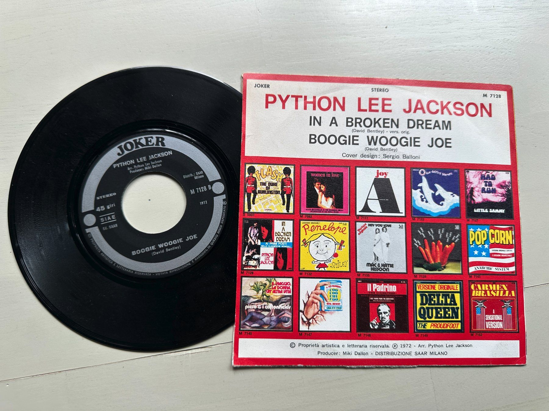 Dischi in vinile: ROD STEWART PYTHON LEE JACKSON rare Single Italy 1972 differ – Usato da Basel venduto da Partridge 1