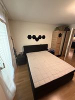 Boxspringbett schwarz 160x200 cm erst 3 Jährig