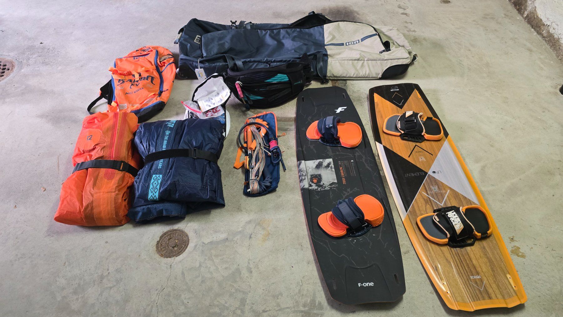 Kite: F-One Kitesurf gebraucht Set – Gebraucht aus Niedermuhlern von CarFolTec