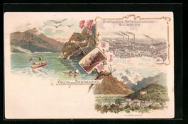 Litho Interlaken, Brienzersee, Webung f