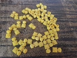 lego 4081b lot de 50 pièces Yellow Plate, Modified 1 x 1