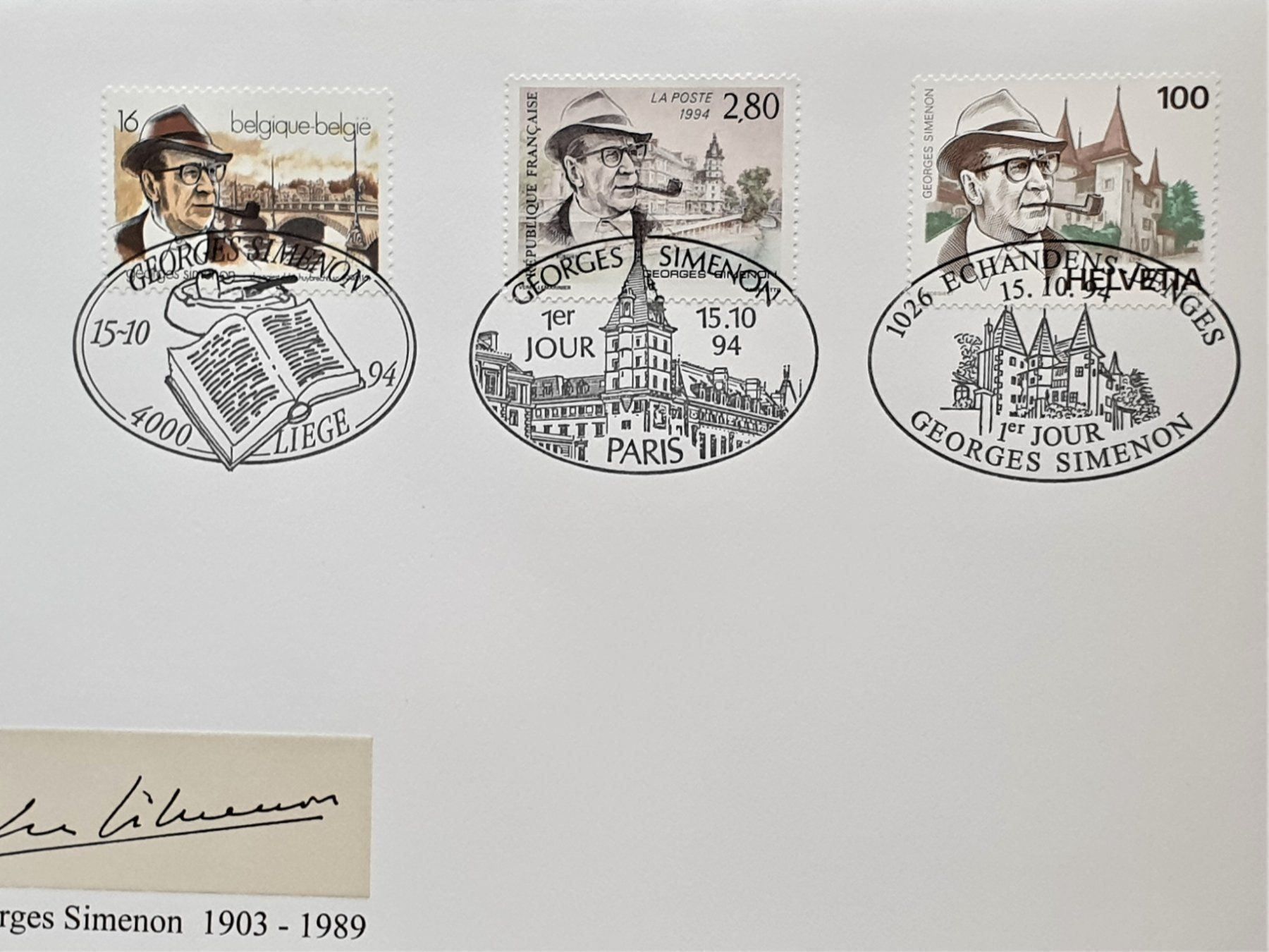 Tutti i francobolli: (46)   Gem. "Schweiz-Belgien-Frankreich" – Usato da Schwarzhäusern venduto da Inot3 1